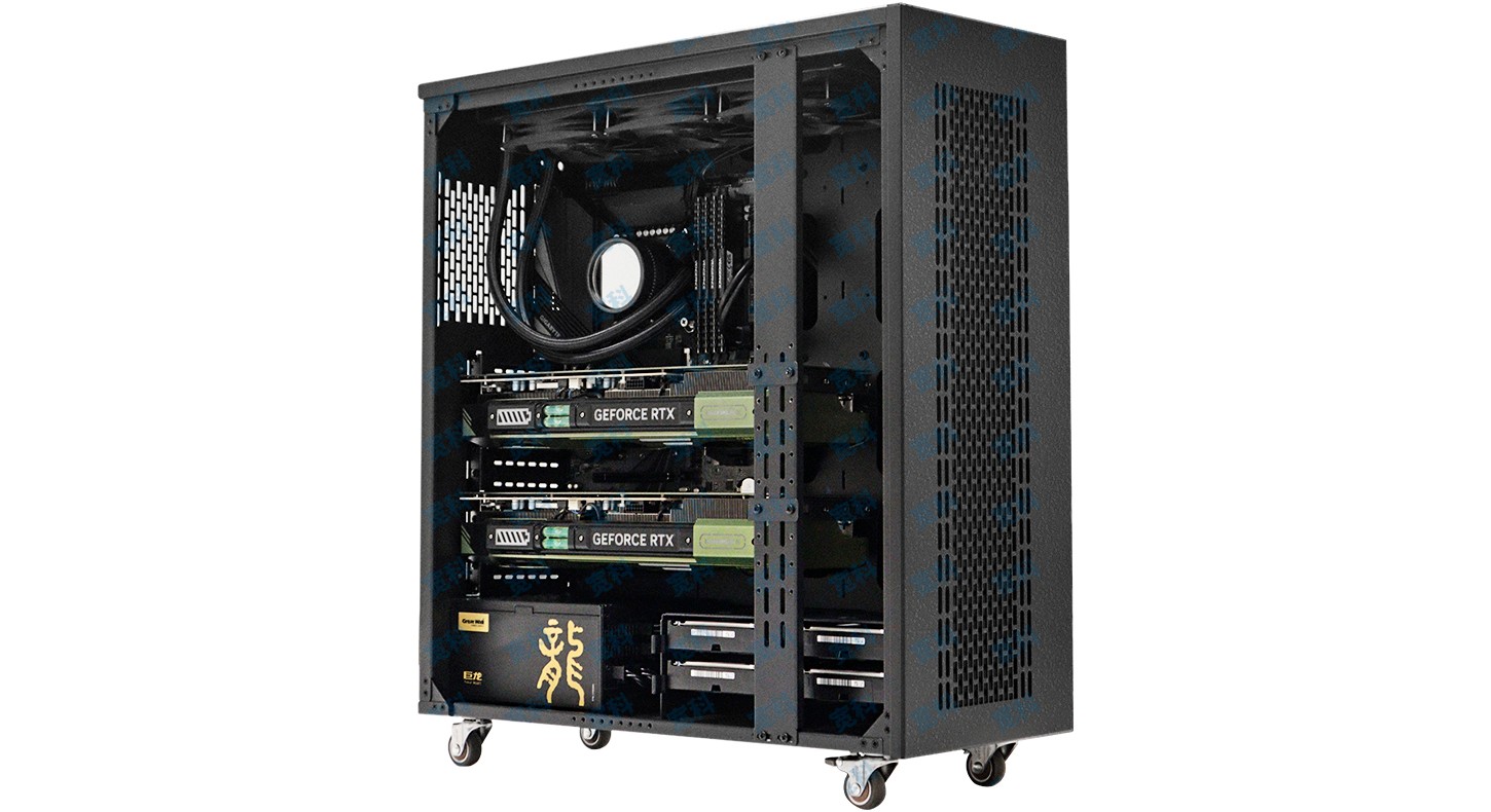 宽科 K6104-2G 双路GPU服务器工作站模型训练电脑